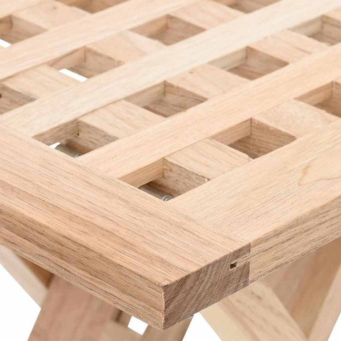 Masă de cafea Maro 33 x 33 x 40,5 cm Lemn de Nuc Solid - WALTI WALTI