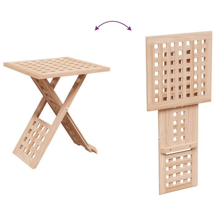 Masă de cafea Maro 33 x 33 x 40,5 cm Lemn de Nuc Solid - WALTI WALTI
