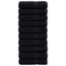 Prosop pentru musafiri SOLUND 25 pcs Negru 100 x 150 cm 550 gsm - WALTI WALTI