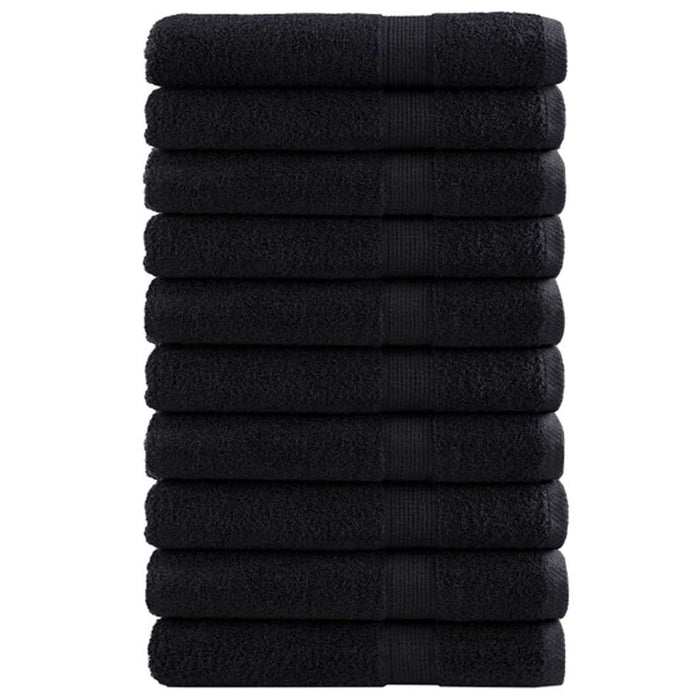 Prosop pentru musafiri SOLUND 25 pcs Negru 80 x 200 cm 550 gsm - WALTI WALTI