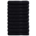 Prosop pentru musafiri SOLUND 25 pcs Negru 80 x 200 cm 550 gsm - WALTI WALTI