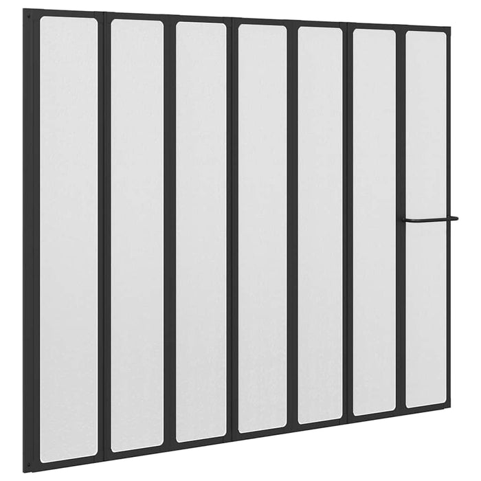 Paravan de duș Altele Manual Negru 168 x 140 cm Aluminiu - WALTI WALTI