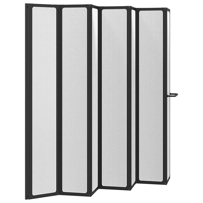 Paravan de duș Altele Manual Negru 168 x 140 cm Aluminiu - WALTI WALTI