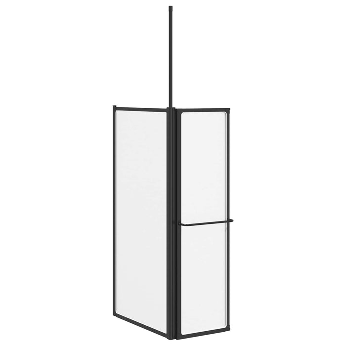 Paravan de duș Alb 120 x 70 x 137 cm Aluminiu - WALTI WALTI