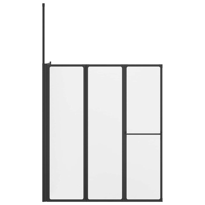 Paravan de duș Alb 120 x 70 x 137 cm Aluminiu - WALTI WALTI