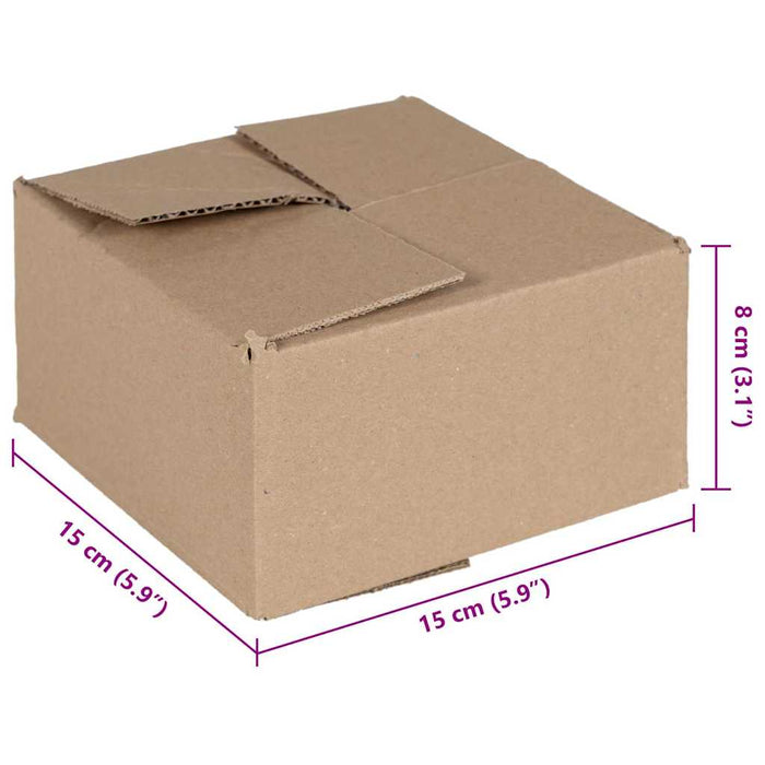 Cutie Pliabilă 50 pcs natural 15 x 15 x 8 cm Carton WALTI