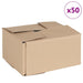 Cutie Pliabilă 50 pcs natural 20 x 15 x 10 cm Carton - WALTI WALTI