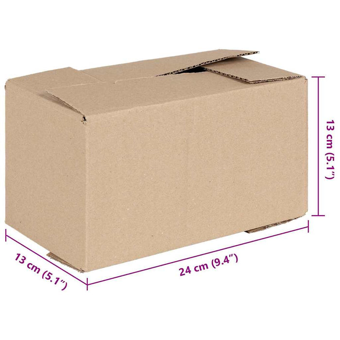 Cutie Pliabilă 50 pcs natural 24 x 13 x 13 cm Carton WALTI
