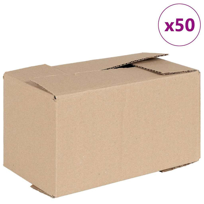 Cutie Pliabilă 50 pcs natural 24 x 13 x 13 cm Carton WALTI