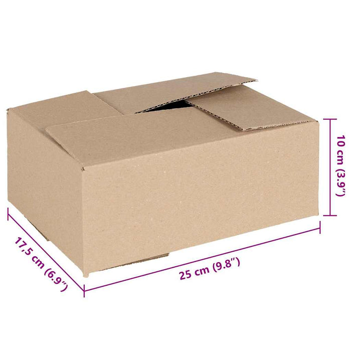 Cutie Pliabilă 50 pcs natural 25 x 17,5 x 10 cm Carton WALTI