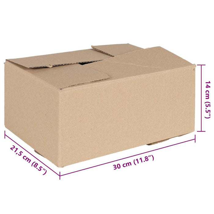 Cutie Pliabilă 50 pcs natural 30 x 21,5 x 14 cm Carton WALTI