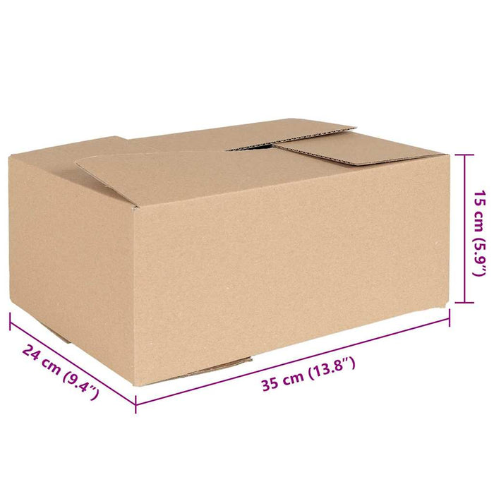 Cutie Pliabilă 50 pcs natural 35 x 24 x 15 cm Carton WALTI