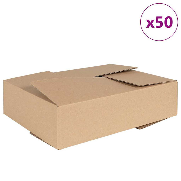 Cutie Pliabilă 50 pcs natural 40 x 30 x 10 cm Carton WALTI