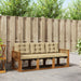 Set de canapele de exterior cu pernă 3 pcs Natural și Bej - WALTI WALTI