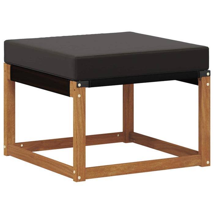 Set de canapele de exterior cu pernă 4 pcs Natural și Negru - WALTI WALTI