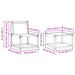 Set de canapele de exterior cu pernă 5 pcs Natural și Crem - WALTI WALTI