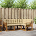 Set de canapele de exterior cu pernă 4 pcs Natural și Bej - WALTI WALTI