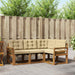 Set de canapele de exterior cu pernă 4 pcs Natural și Bej - WALTI WALTI