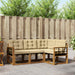 Set de canapele de exterior cu pernă 4 pcs Natural și Bej - WALTI WALTI