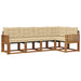 Set de canapele de exterior cu pernă 5 pcs Natural și Bej - WALTI WALTI