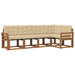 Set de canapele de exterior cu pernă 5 pcs Natural și Bej - WALTI WALTI