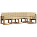 Set de canapele de exterior cu pernă 5 pcs Natural și Bej - WALTI WALTI