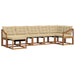 Set de canapele de exterior cu pernă 7 pcs Natural și Bej - WALTI WALTI