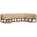 Set de canapele de exterior cu pernă 8 pcs Natural și Bej - WALTI WALTI