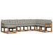 Set de canapele de exterior 8 pcs Gri natural și deschis - WALTI WALTI