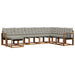 Set de canapele de exterior 8 pcs Gri natural și deschis - WALTI WALTI