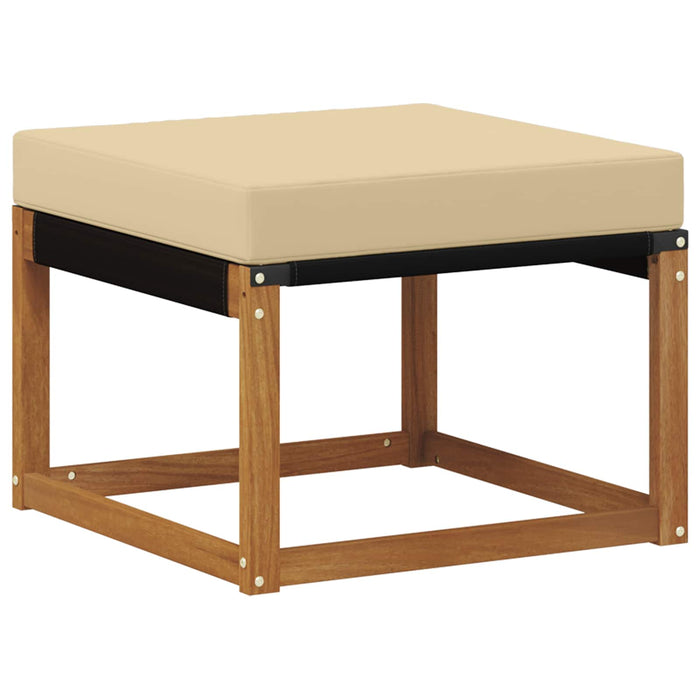 Set de canapele de exterior cu pernă 8 pcs Natural și Bej - WALTI WALTI