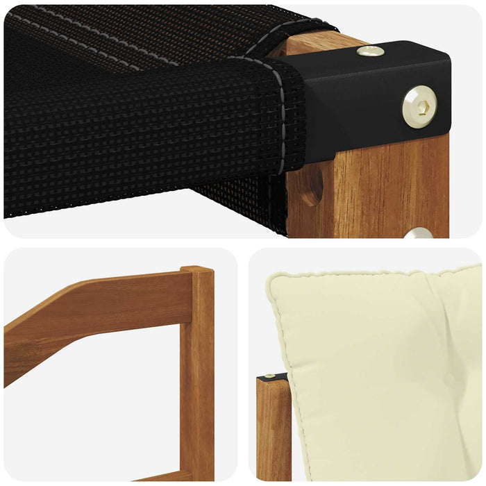 Set de canapele de exterior cu pernă 8 pcs Natural și Crem - WALTI WALTI
