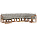 Set de canapele de exterior 8 pcs Gri natural și deschis - WALTI WALTI