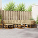Set de canapele de exterior cu pernă 9 pcs Natural și Bej - WALTI WALTI
