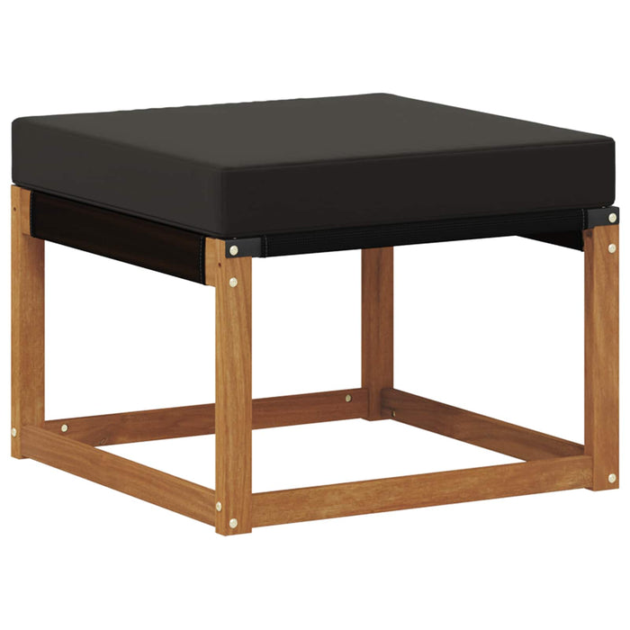 Set de canapele de exterior cu pernă 9 pcs Natural și Negru - WALTI WALTI