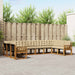 Set de canapele de exterior cu pernă 10 pcs Natural și Bej - WALTI WALTI