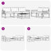 Set de canapele de exterior 6 pcs Gri natural și deschis - WALTI WALTI