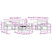 Set de canapele de exterior 6 pcs Gri natural și deschis - WALTI WALTI