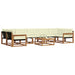 Set de canapele de exterior cu pernă 8 pcs Natural și Crem - WALTI WALTI