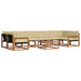 Set de canapele de exterior cu pernă 8 pcs Natural și Bej - WALTI WALTI