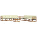 Set de canapele de exterior cu pernă 9 pcs Natural și Crem - WALTI WALTI