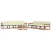 Set de canapele de exterior cu pernă 9 pcs Natural și Crem - WALTI WALTI