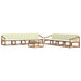 Set de canapele de exterior cu pernă 9 pcs Natural și Crem - WALTI WALTI