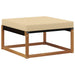 Set de canapele de exterior cu pernă 4 pcs Natural și Bej - WALTI WALTI