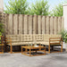 Set de canapele de exterior cu pernă 5 pcs Natural și Bej - WALTI WALTI