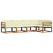 Set de canapele de exterior cu pernă 5 pcs Natural și Crem - WALTI WALTI