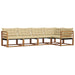 Set de canapele de exterior cu pernă 5 pcs Natural și Bej - WALTI WALTI