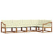 Set de canapele de exterior cu pernă 5 pcs Natural și Crem - WALTI WALTI