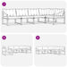 Set de canapele de exterior cu pernă 5 pcs Natural și Bej - WALTI WALTI