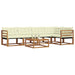 Set de canapele de exterior cu pernă 6 pcs Natural și Crem - WALTI WALTI